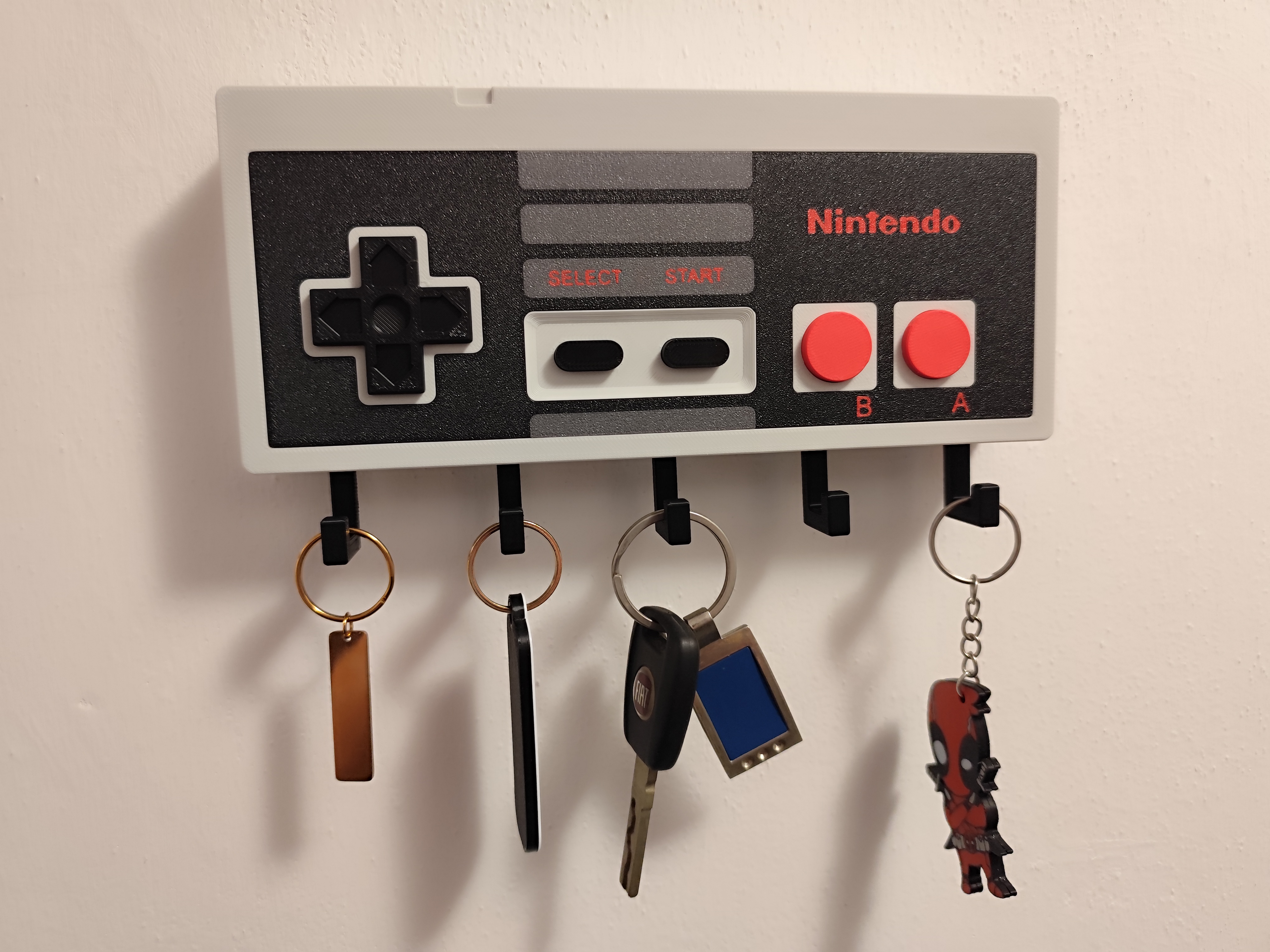 Colgador De Llaves Versión Nintendo Nes 8