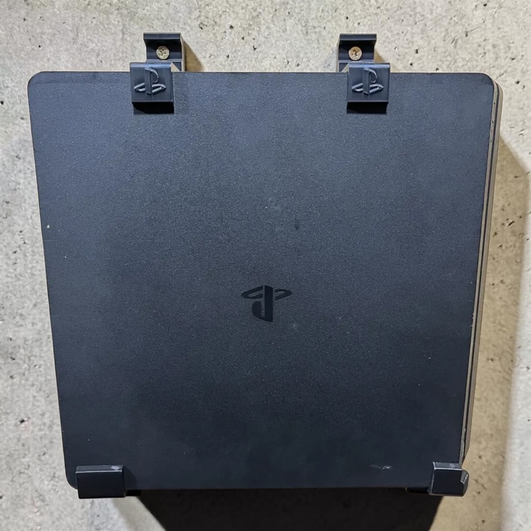 Soporte Muro Ps4 Slim + 2 Soporte De Control 3