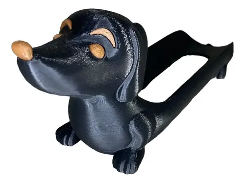 Porta Completos Perro Salchicha Hot Dog (1 Unidad) (negro) 4