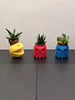 Maceteros Pacman Para Cactus O Suculentas X1 - Miniatura 14