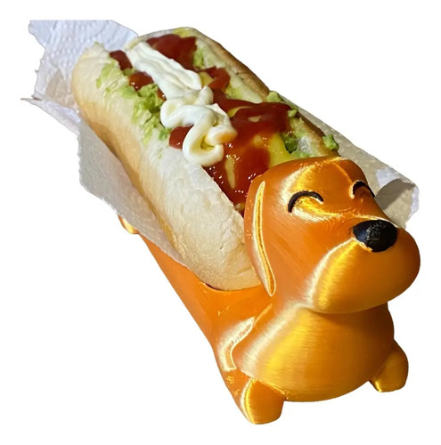 Porta Completos Perro Salchicha Hot Dog (1 Unidad) 13