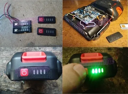 Display Digital Indicador De Baterías 18 A 21v Makita 7