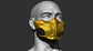 Mascara Scorpion Mortal Kombat 1 Cosplay - Miniatura 6