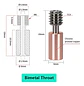 Garganta Extrusión Bimetal Titanio Para Impresoras 3d - Miniatura 5