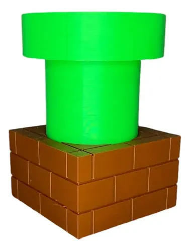 Porta Lápices Versión Tuberia Mario Bros 1