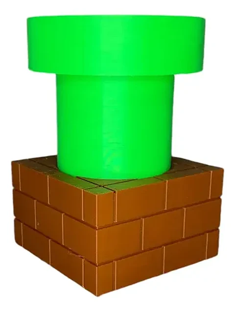 Porta Lápices Versión Tuberia Mario Bros
