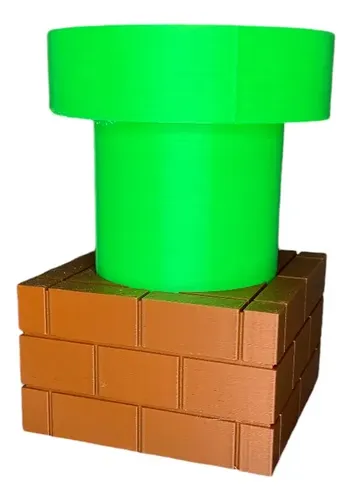 Porta Lápices Versión Tuberia Mario Bros 2