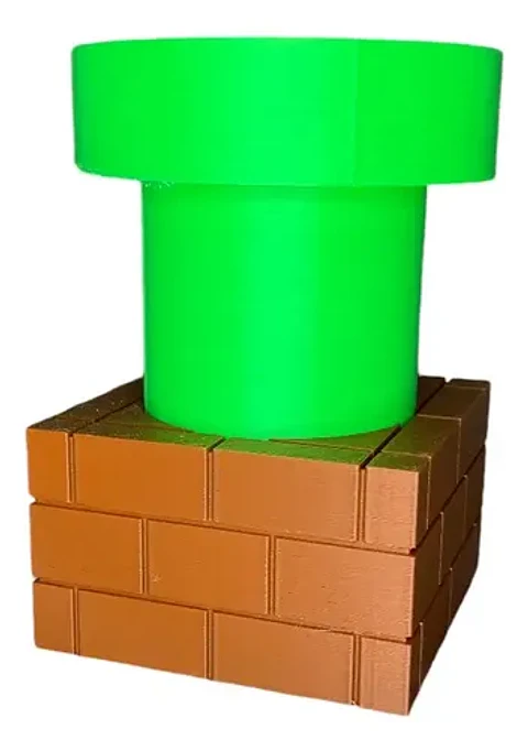 Porta Lápices Versión Tuberia Mario Bros