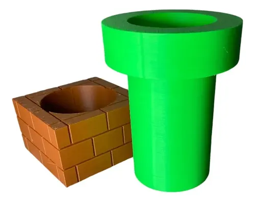 Porta Lápices Versión Tuberia Mario Bros 6