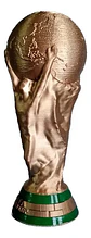 Trofeo Fifa Copa Del Mundo Replica 25 Cm Dorada - Miniatura 2