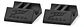 Pack Soportes Traba Rueda Silla Gamer (5u) Forza - Miniatura 2