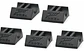 Pack Soportes Traba Rueda Silla Gamer (5u) Forza - Miniatura 3
