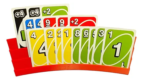 Portatarjetas De 3 Filas Cartas Uno (pack X2)