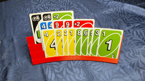 Portatarjetas De 3 Filas Cartas Uno (pack X2) 3