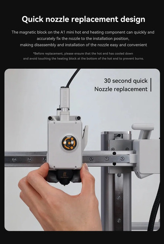 Hotend Para Bambulab A1 // A1 Mini 0,4 Mm 9