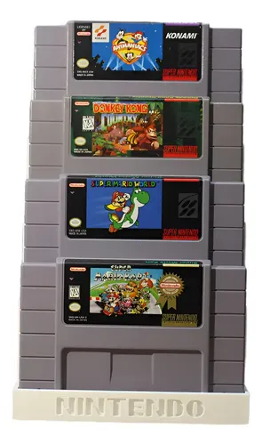 Base Organizadora Para Juegos Super Nintendo 1