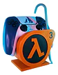 Soporte Joystick Versión Half Life Controller - Miniatura 5