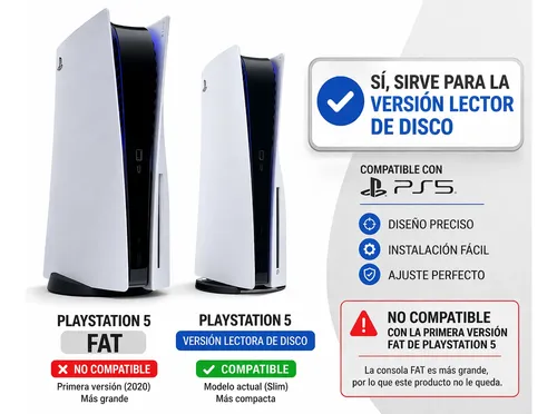 Soporte Horizontal Ps5 Lector De Disco 2