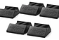 Pack Soportes Traba Rueda Silla Gamer (5u) Nfs - Miniatura 2