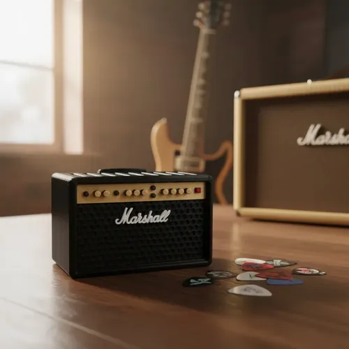 Soporte Uñetas De Guitarra Tematica Marshall 9 Bahias 1
