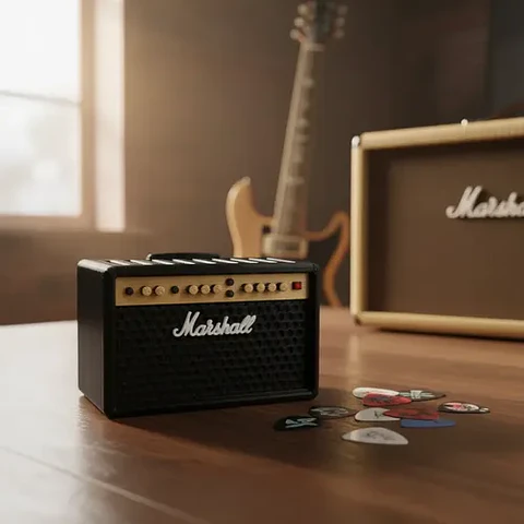 Soporte Uñetas De Guitarra Tematica Marshall 9 Bahias