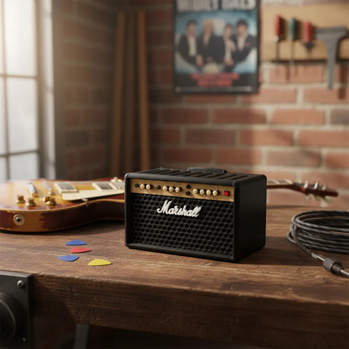 Soporte Uñetas De Guitarra Tematica Marshall 9 Bahias 6