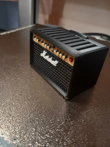 Soporte Uñetas De Guitarra Tematica Marshall 9 Bahias 7