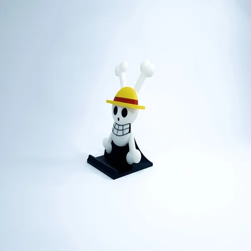 Soporte Para Celular Versión Jolly Roger One Piece 6