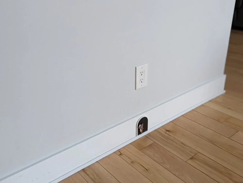 Sticker Impreso 3d Jerry Decorativo Agujero De Pared 3