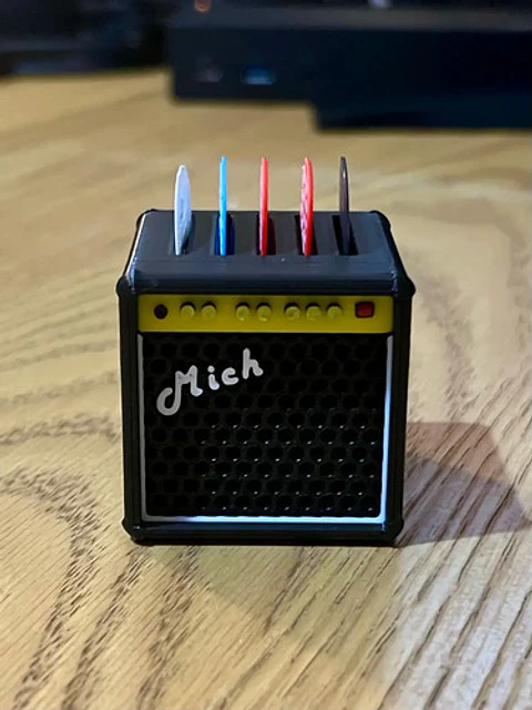 Soporte Para Uñetas De Guitarra Personalizado 5 Bahias