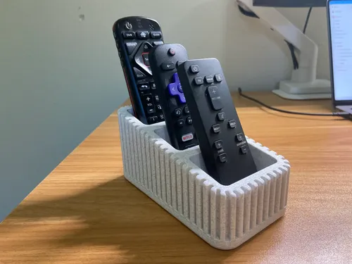 Soporte Control Remoto Minimalista 3 Bahias 3