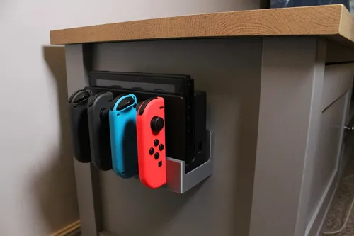 Soporte Base Pared Para Nintendo Switch Clasica /  Joy-con 4