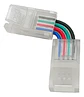 Pack 2 Conectores Tipo L Extensión Tira Led Rgb - Miniatura 1