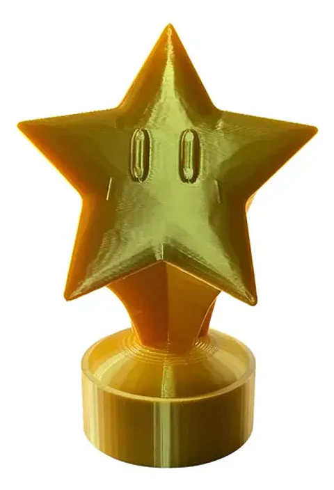 Trofeo Estrella Mario Kart (personalizado)