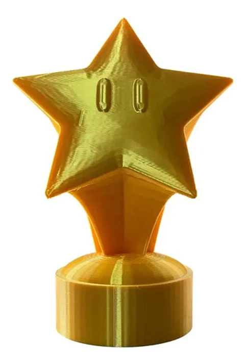 Trofeo Estrella Mario Kart (personalizado)