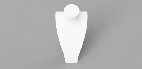 Expositor De Busto Para Collar Dama (20cm) 6