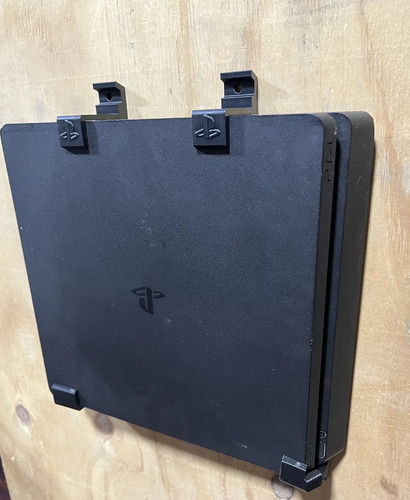 Soporte Muro Ps4 Slim + 2 Soporte De Control 3