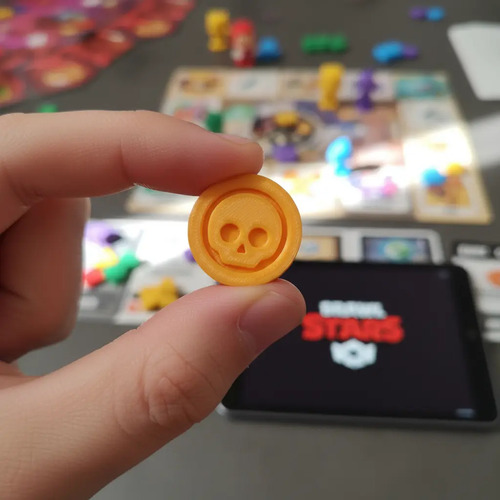 Moneda De Brawl Stars Tematica Juego (pack X50u) (plastica) 8