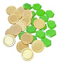 Monedas De Oro Y Gemas Tematica Juego Clash Royale (pack30u) - Miniatura 1