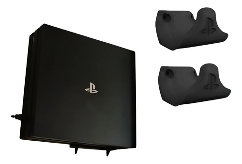 Soporte Muro Ps4 Pro + 2 Soporte De Control 1