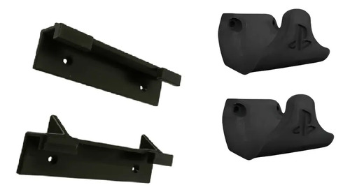Soporte Muro Ps4 Pro + 2 Soporte De Control 2