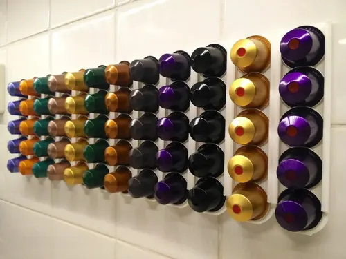 Porta Cápsulas De Café Nesspreso Soporte Pared 7
