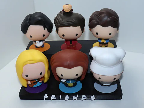 Base Soporte Exhibición Para Figuritas Friends Mcdonalds