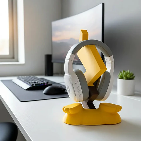 Soporte Para Audífonos Versión Pikachu