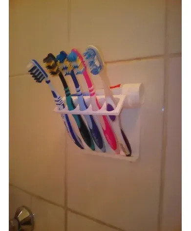 Soporte Porta Cepillos De Dientes & Pasta Dental 7