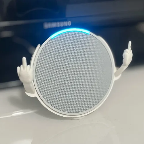 Soporte Escritorio Alexa Echo Pop Que Se Jodan 3