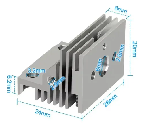 Disipador Para Impresora 3d Creality K1 3