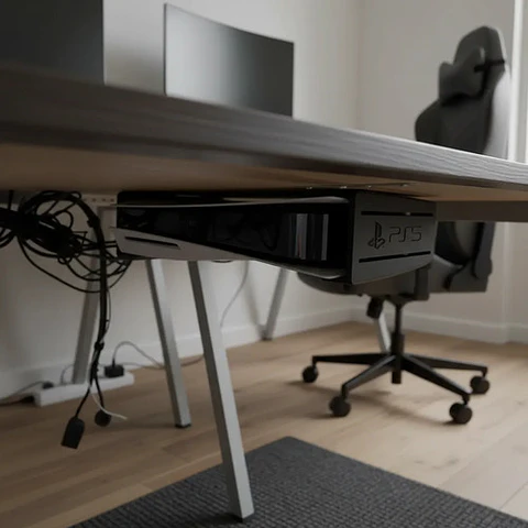 Soporte Para Debajo Del Escritorio De Ps5 - Versión Disco