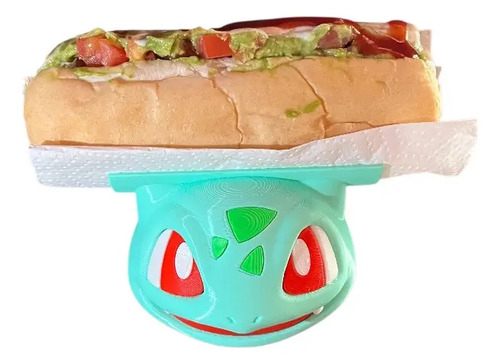 Porta Completo Hotdog Versión Bulbasaur 6