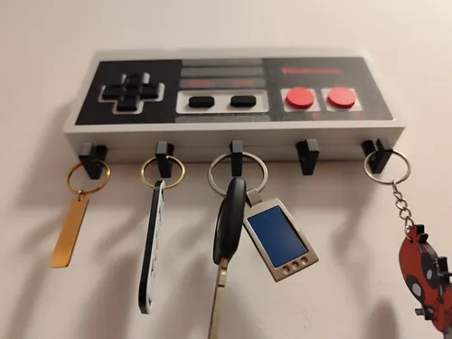 Colgador De Llaves Versión Nintendo Nes 4